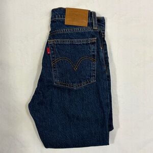 Levi's Women's Dark Blue Straight Leg Jeans